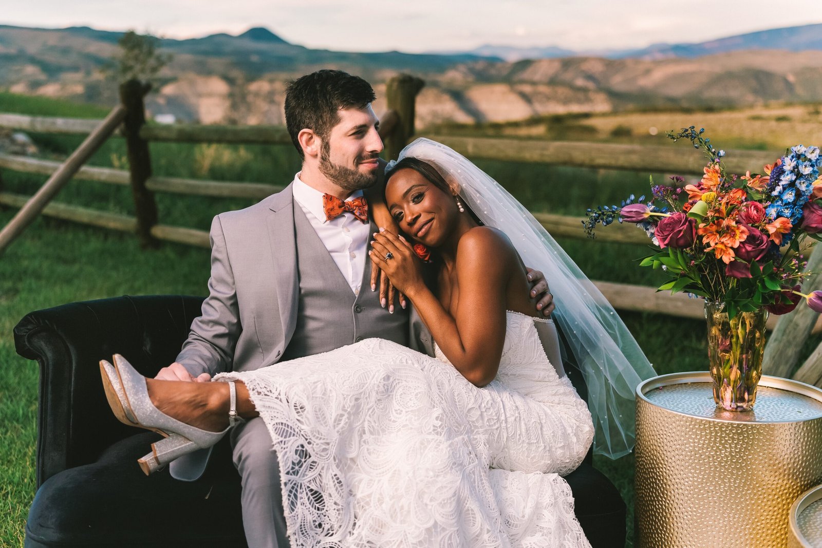 Silver Couple Wedding