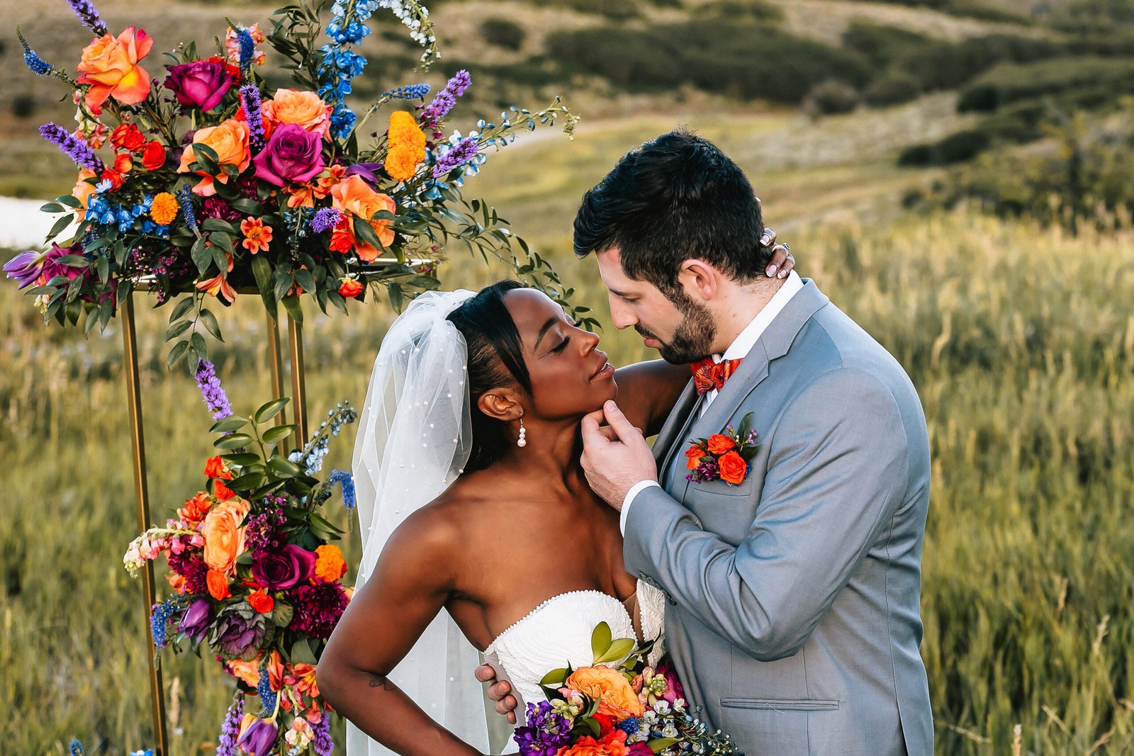 Silver Couple Wedding